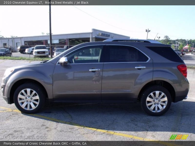 Mocha Steel Metallic / Jet Black 2010 Chevrolet Equinox LT