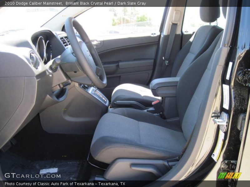 Brilliant Black Crystal Pearl / Dark Slate Gray 2010 Dodge Caliber Mainstreet