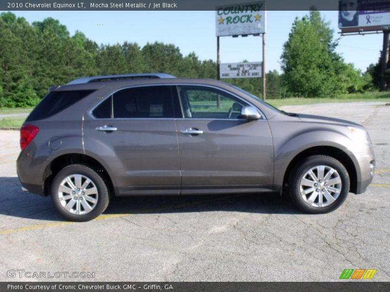 Mocha Steel Metallic / Jet Black 2010 Chevrolet Equinox LT