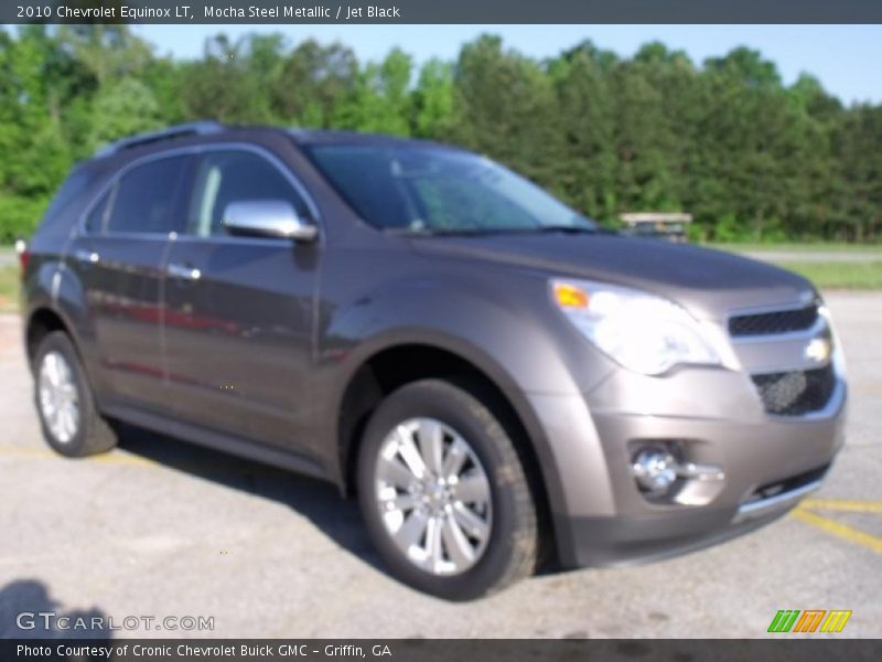 Mocha Steel Metallic / Jet Black 2010 Chevrolet Equinox LT