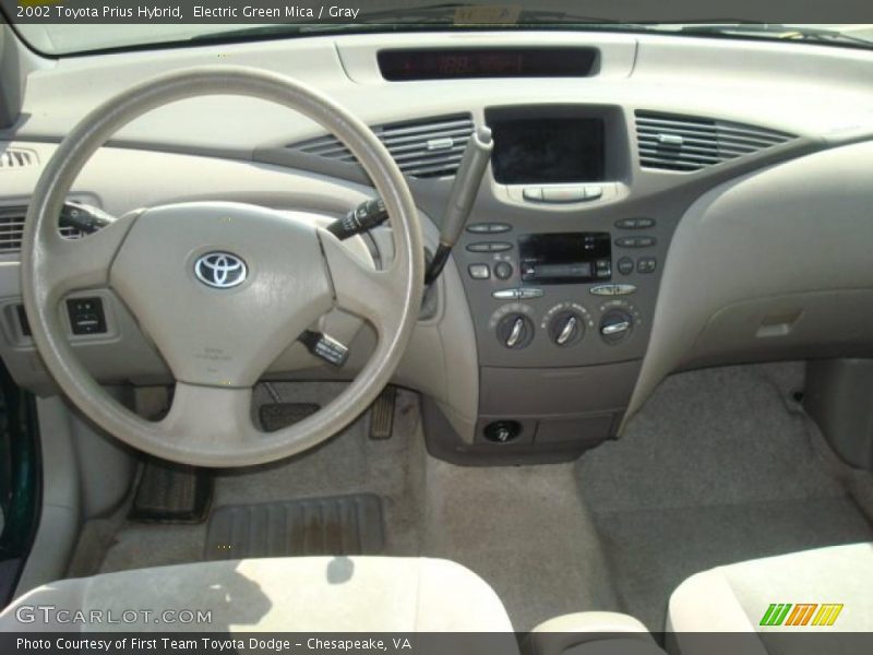 Electric Green Mica / Gray 2002 Toyota Prius Hybrid