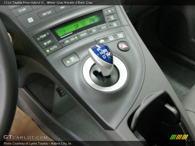 Winter Gray Metallic / Dark Gray 2010 Toyota Prius Hybrid IV