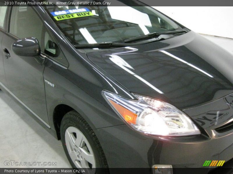 Winter Gray Metallic / Dark Gray 2010 Toyota Prius Hybrid IV