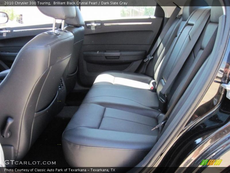 Brilliant Black Crystal Pearl / Dark Slate Gray 2010 Chrysler 300 Touring