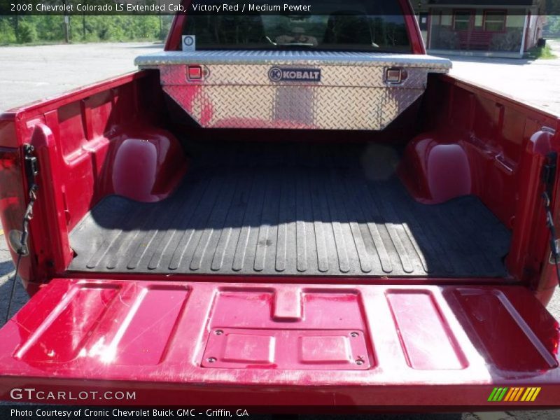 Victory Red / Medium Pewter 2008 Chevrolet Colorado LS Extended Cab