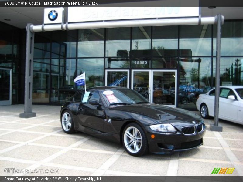 Black Sapphire Metallic / Black 2008 BMW M Coupe