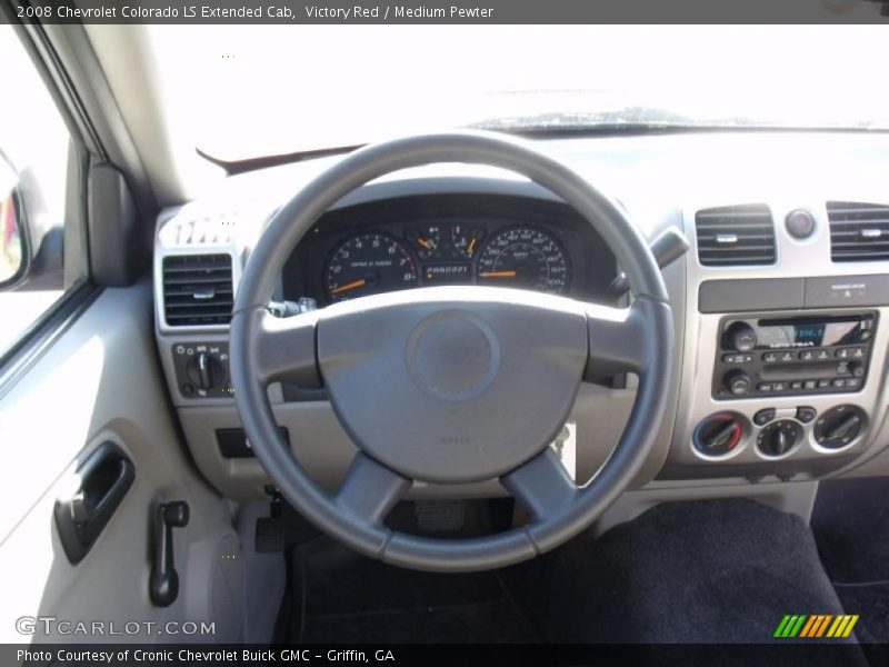 Victory Red / Medium Pewter 2008 Chevrolet Colorado LS Extended Cab
