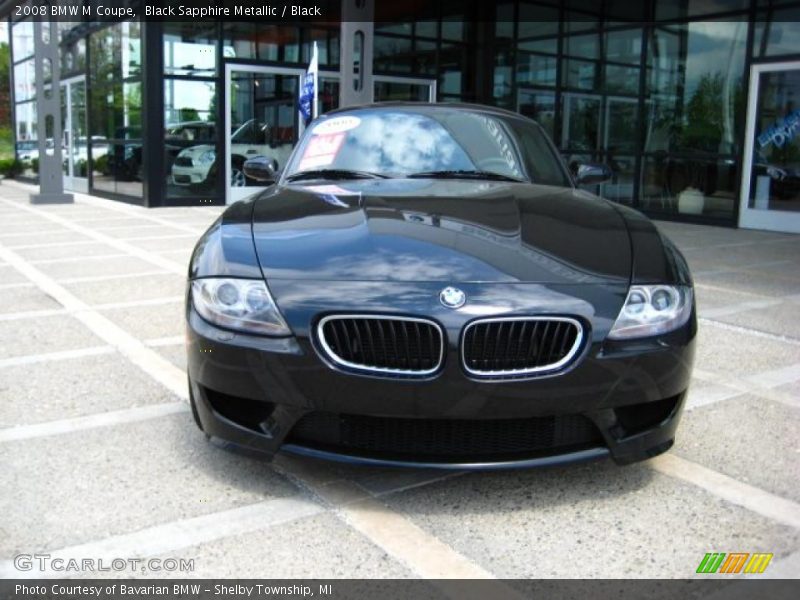 Black Sapphire Metallic / Black 2008 BMW M Coupe