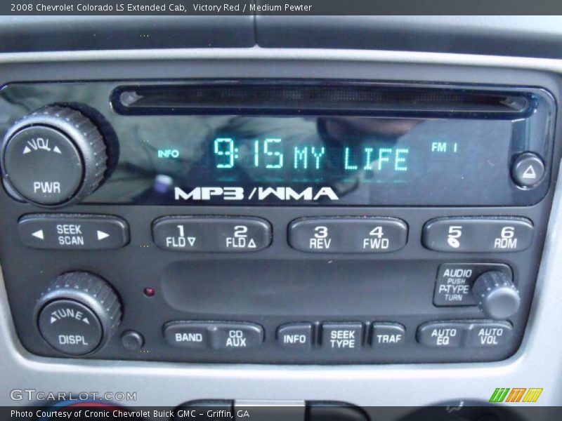 Victory Red / Medium Pewter 2008 Chevrolet Colorado LS Extended Cab