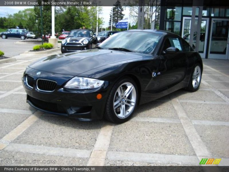 Black Sapphire Metallic / Black 2008 BMW M Coupe