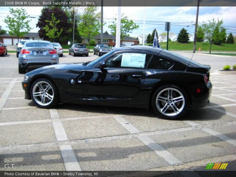Black Sapphire Metallic / Black 2008 BMW M Coupe