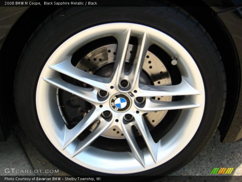 Black Sapphire Metallic / Black 2008 BMW M Coupe