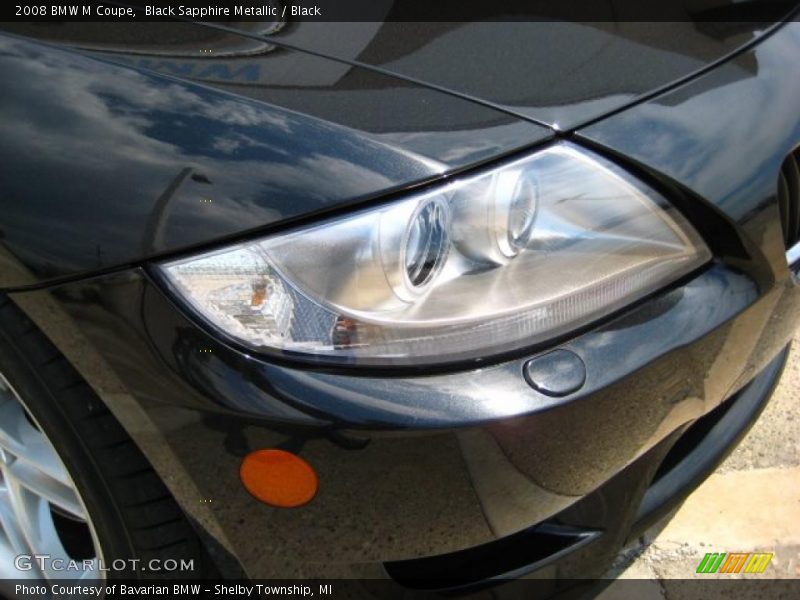 Black Sapphire Metallic / Black 2008 BMW M Coupe