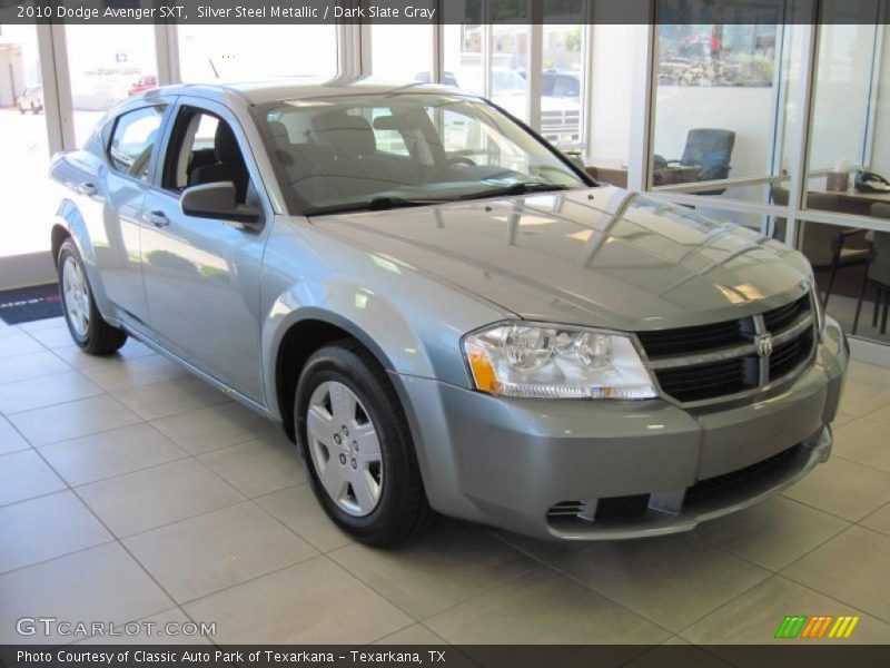 Silver Steel Metallic / Dark Slate Gray 2010 Dodge Avenger SXT