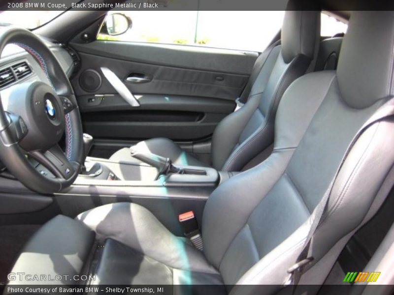 Black Sapphire Metallic / Black 2008 BMW M Coupe