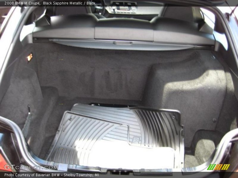 Black Sapphire Metallic / Black 2008 BMW M Coupe
