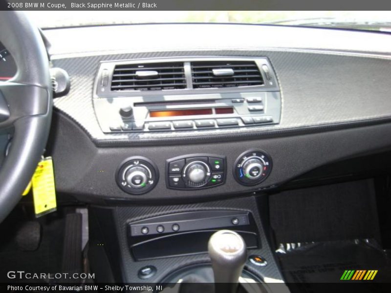 Black Sapphire Metallic / Black 2008 BMW M Coupe