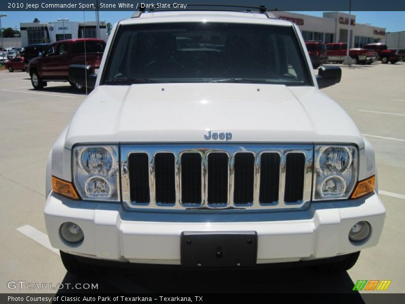 Stone White / Dark Slate Gray 2010 Jeep Commander Sport