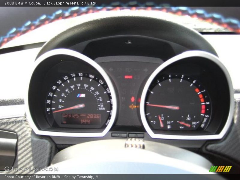 Black Sapphire Metallic / Black 2008 BMW M Coupe
