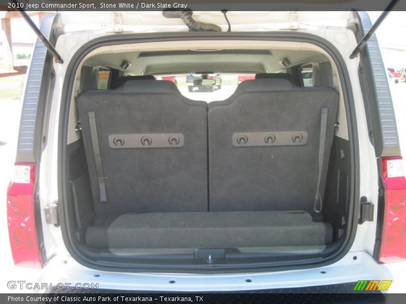 Stone White / Dark Slate Gray 2010 Jeep Commander Sport