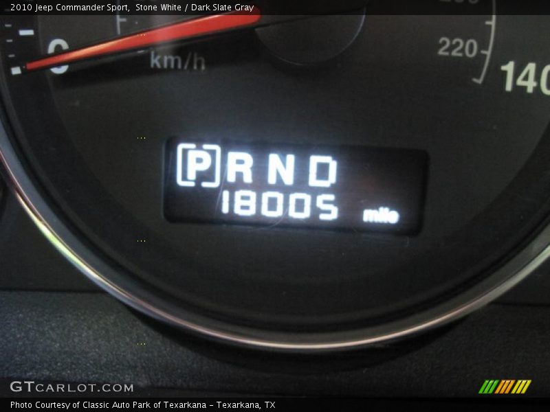 Stone White / Dark Slate Gray 2010 Jeep Commander Sport