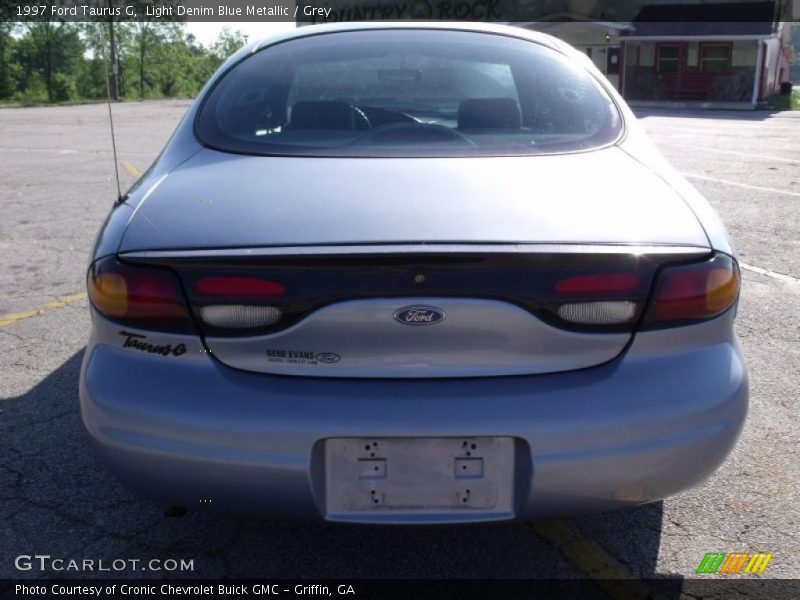 Light Denim Blue Metallic / Grey 1997 Ford Taurus G