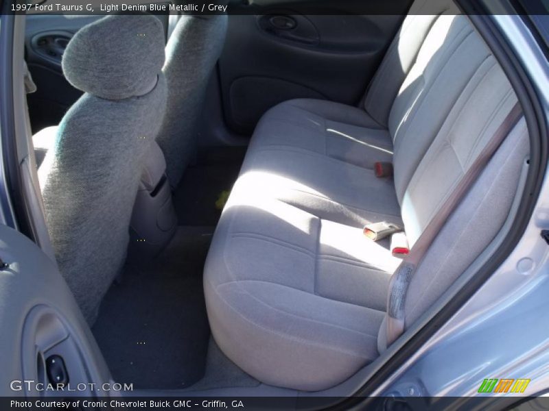 Light Denim Blue Metallic / Grey 1997 Ford Taurus G