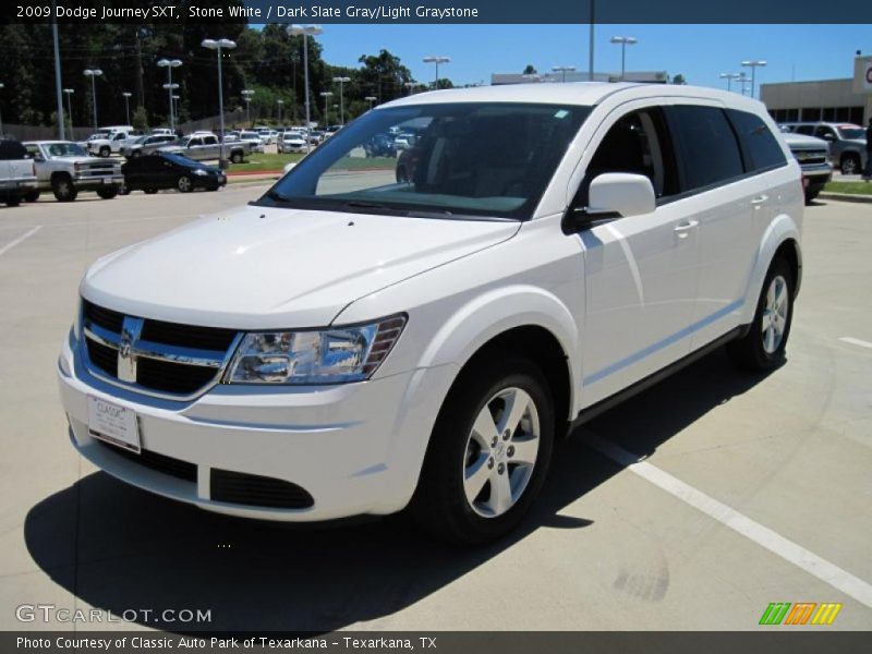 Stone White / Dark Slate Gray/Light Graystone 2009 Dodge Journey SXT