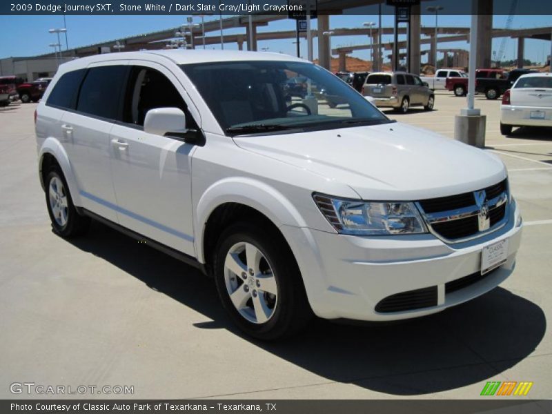 Stone White / Dark Slate Gray/Light Graystone 2009 Dodge Journey SXT