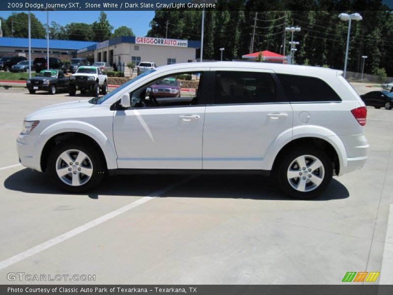 Stone White / Dark Slate Gray/Light Graystone 2009 Dodge Journey SXT