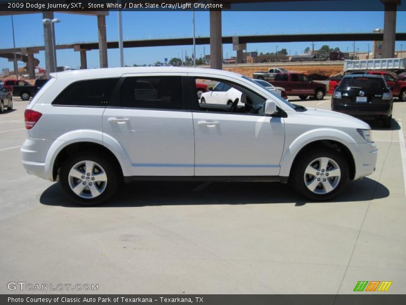 Stone White / Dark Slate Gray/Light Graystone 2009 Dodge Journey SXT