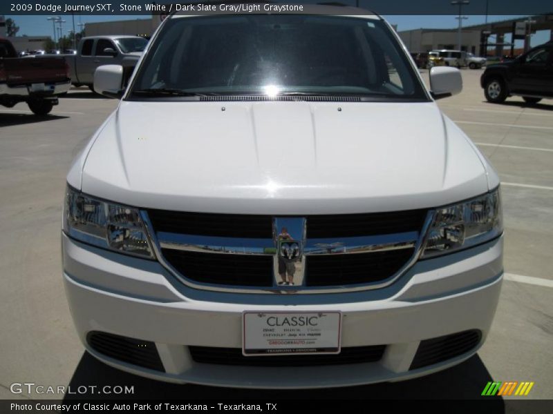 Stone White / Dark Slate Gray/Light Graystone 2009 Dodge Journey SXT