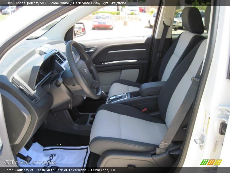 Stone White / Dark Slate Gray/Light Graystone 2009 Dodge Journey SXT