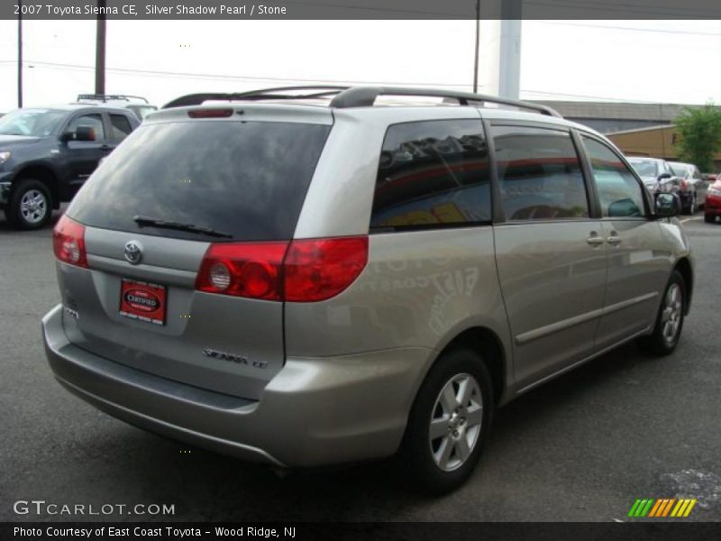 Silver Shadow Pearl / Stone 2007 Toyota Sienna CE