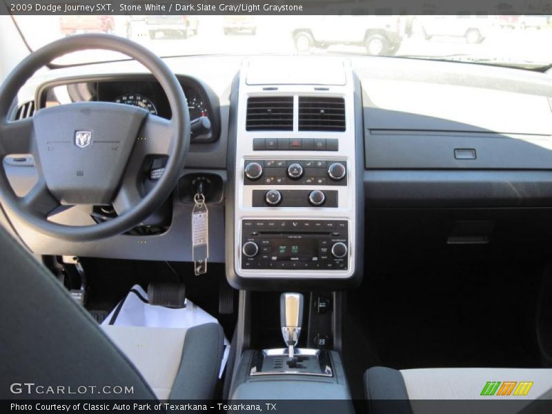 Stone White / Dark Slate Gray/Light Graystone 2009 Dodge Journey SXT