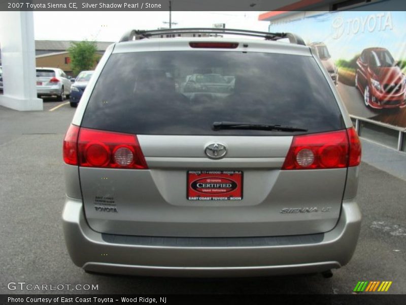 Silver Shadow Pearl / Stone 2007 Toyota Sienna CE