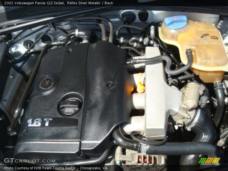 Reflex Silver Metallic / Black 2002 Volkswagen Passat GLS Sedan