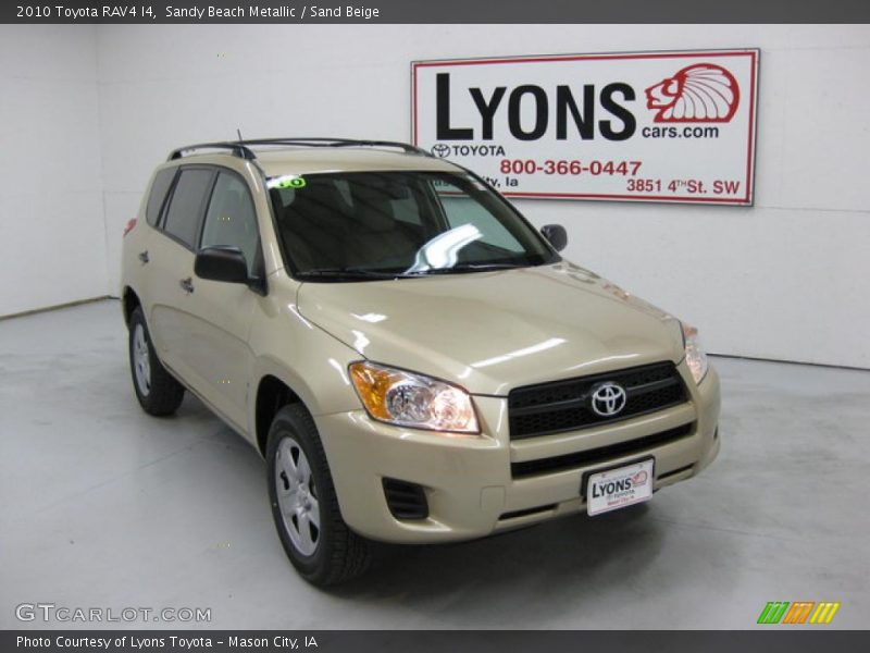 Sandy Beach Metallic / Sand Beige 2010 Toyota RAV4 I4