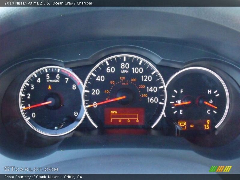 Ocean Gray / Charcoal 2010 Nissan Altima 2.5 S