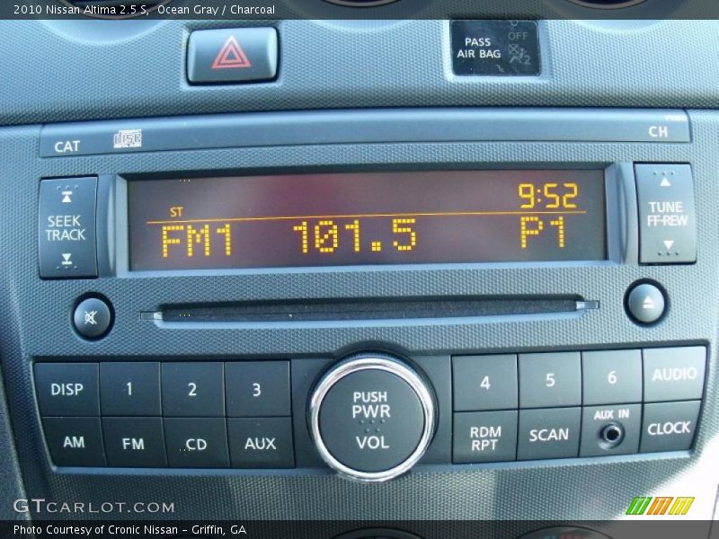 Ocean Gray / Charcoal 2010 Nissan Altima 2.5 S