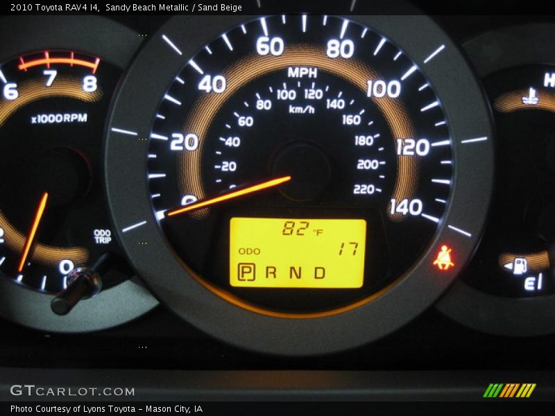 Sandy Beach Metallic / Sand Beige 2010 Toyota RAV4 I4