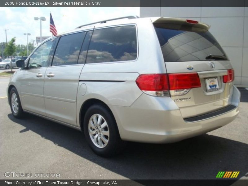 Silver Pearl Metallic / Gray 2008 Honda Odyssey EX