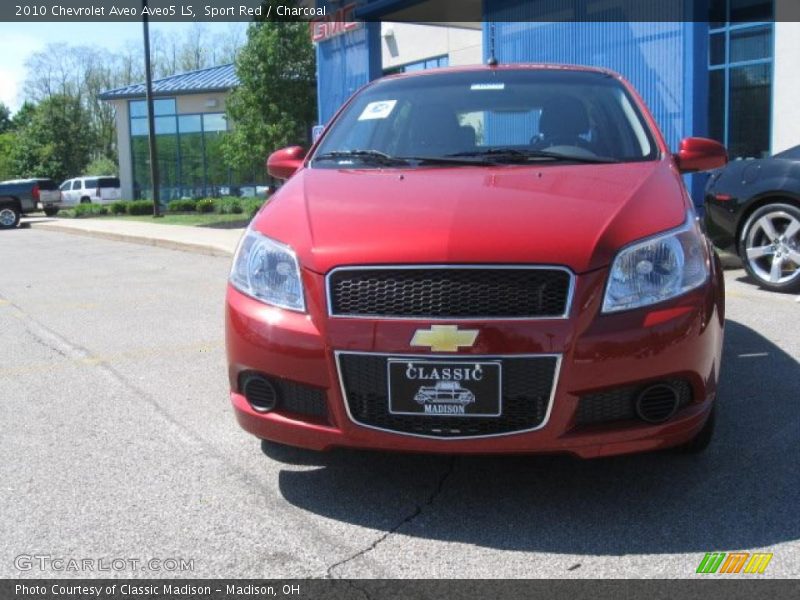 Sport Red / Charcoal 2010 Chevrolet Aveo Aveo5 LS