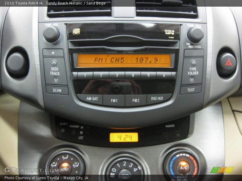 Sandy Beach Metallic / Sand Beige 2010 Toyota RAV4 I4
