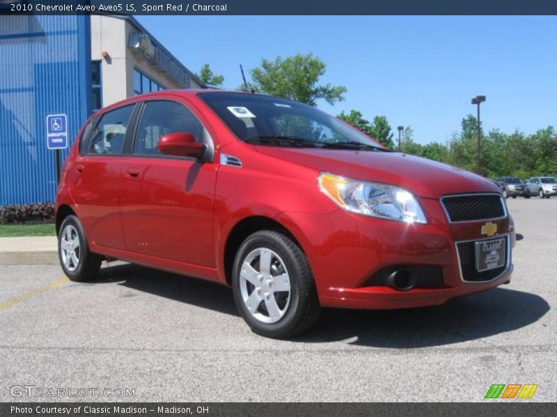Sport Red / Charcoal 2010 Chevrolet Aveo Aveo5 LS