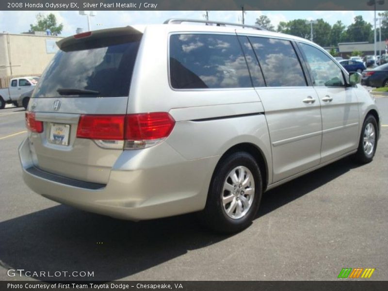 Silver Pearl Metallic / Gray 2008 Honda Odyssey EX