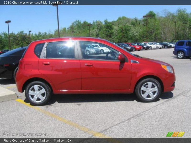 Sport Red / Charcoal 2010 Chevrolet Aveo Aveo5 LS