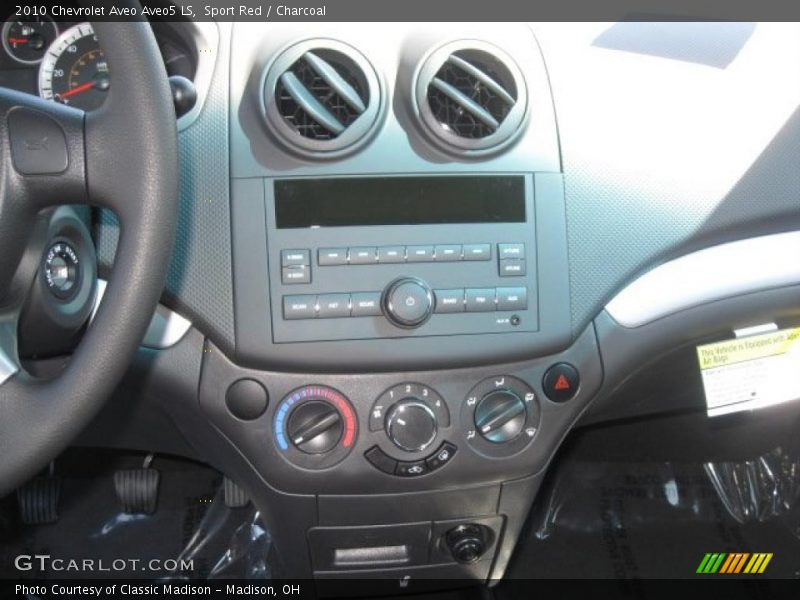 Sport Red / Charcoal 2010 Chevrolet Aveo Aveo5 LS