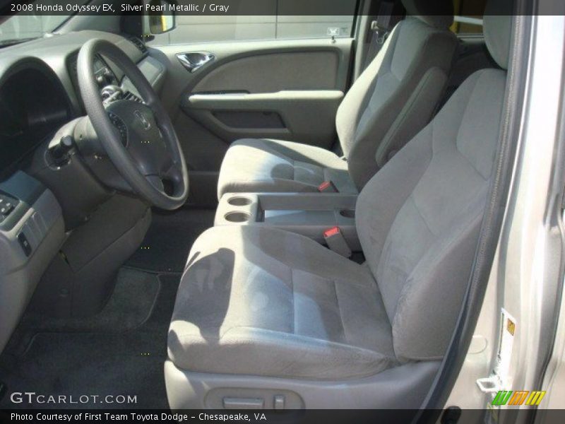 Silver Pearl Metallic / Gray 2008 Honda Odyssey EX