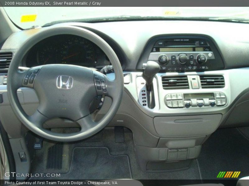 Silver Pearl Metallic / Gray 2008 Honda Odyssey EX